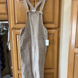 Zenana mineral washed  Tan Overalls